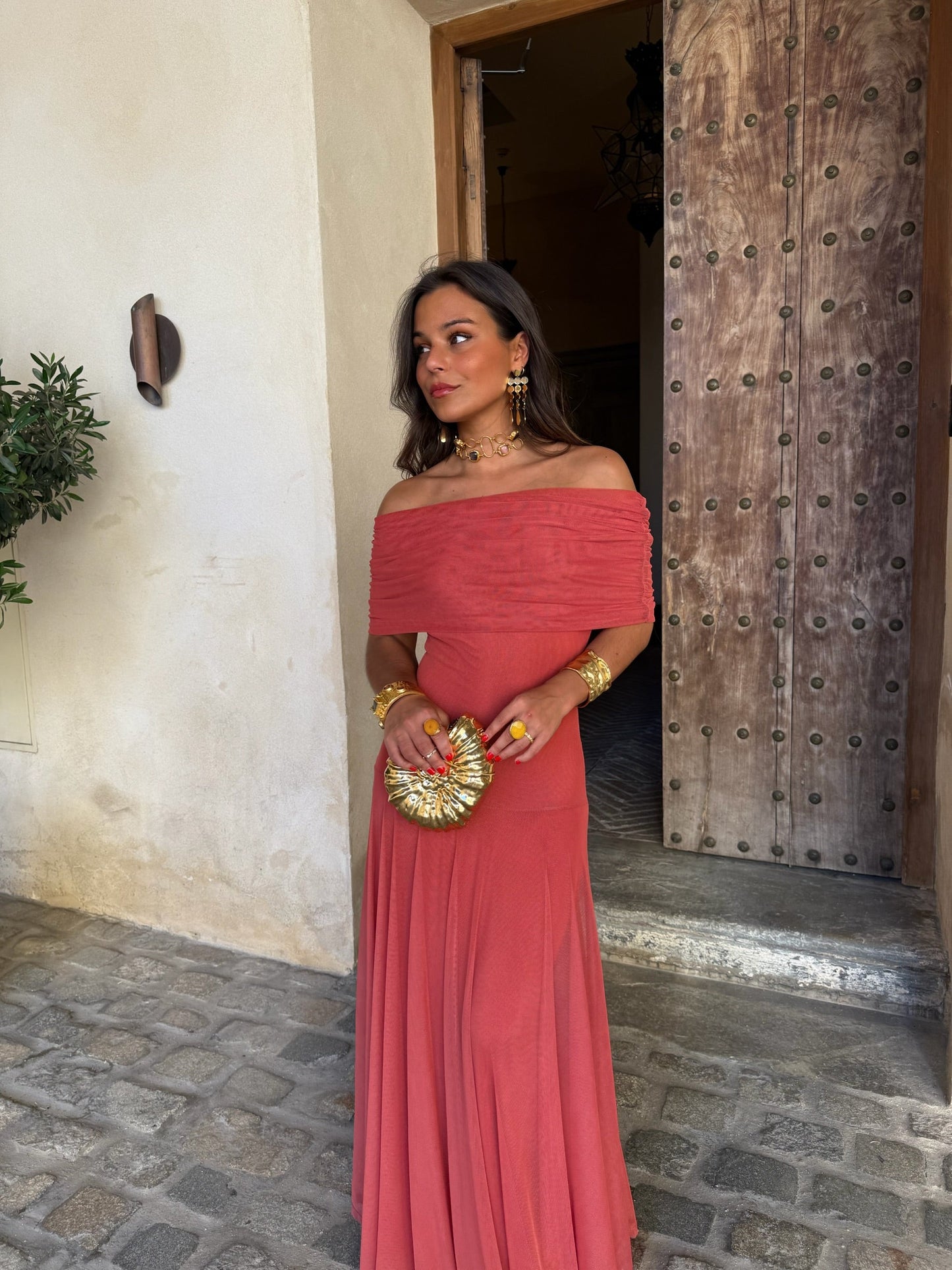 Robe Séléna en Terracotta