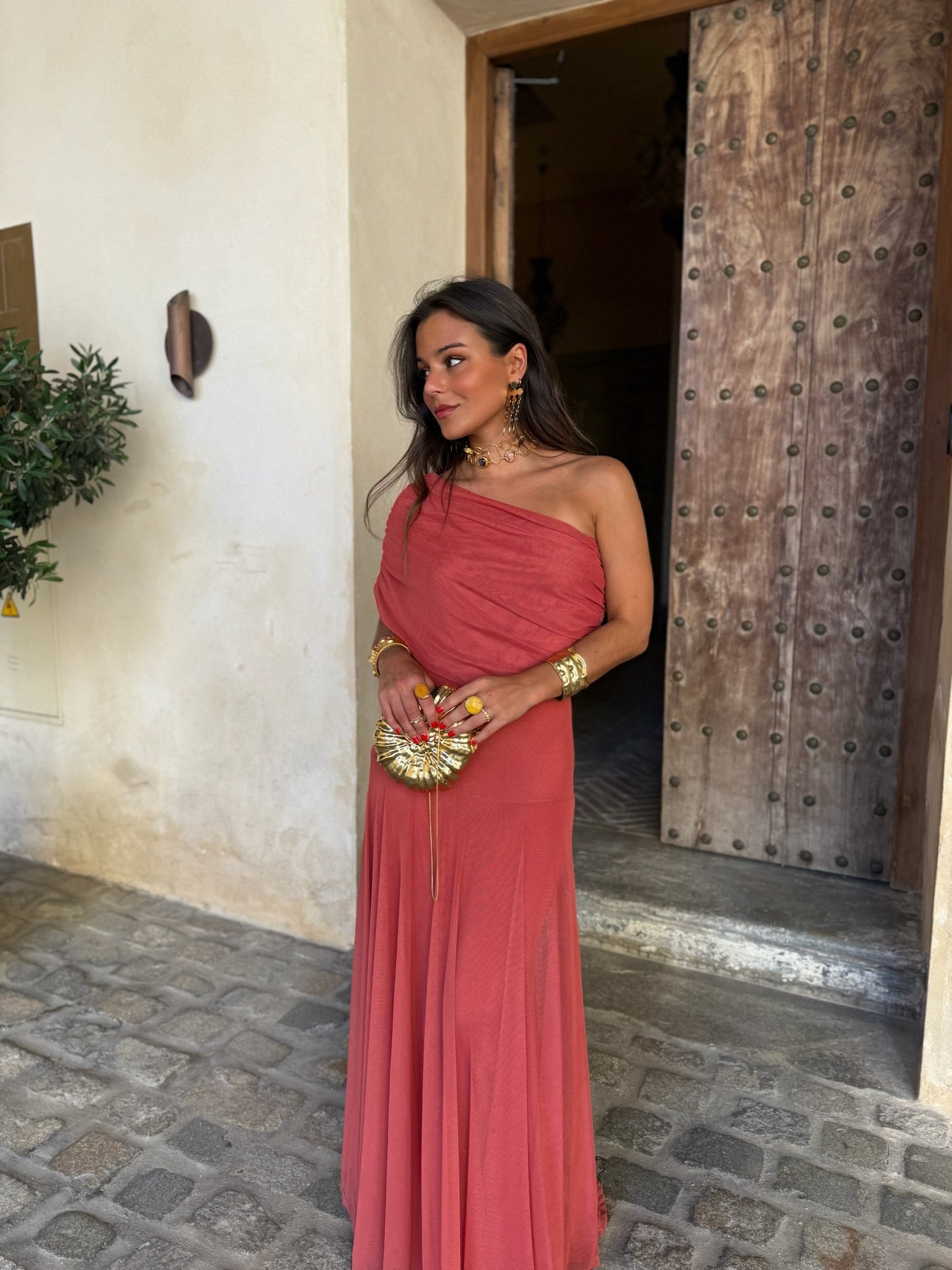 Robe Séléna en Terracotta
