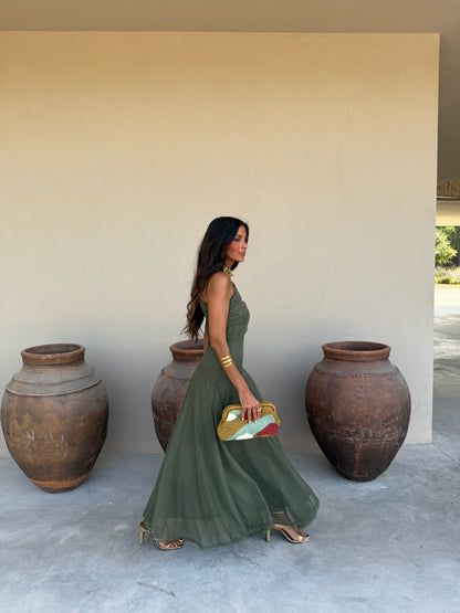Robe Séléna en Kaki