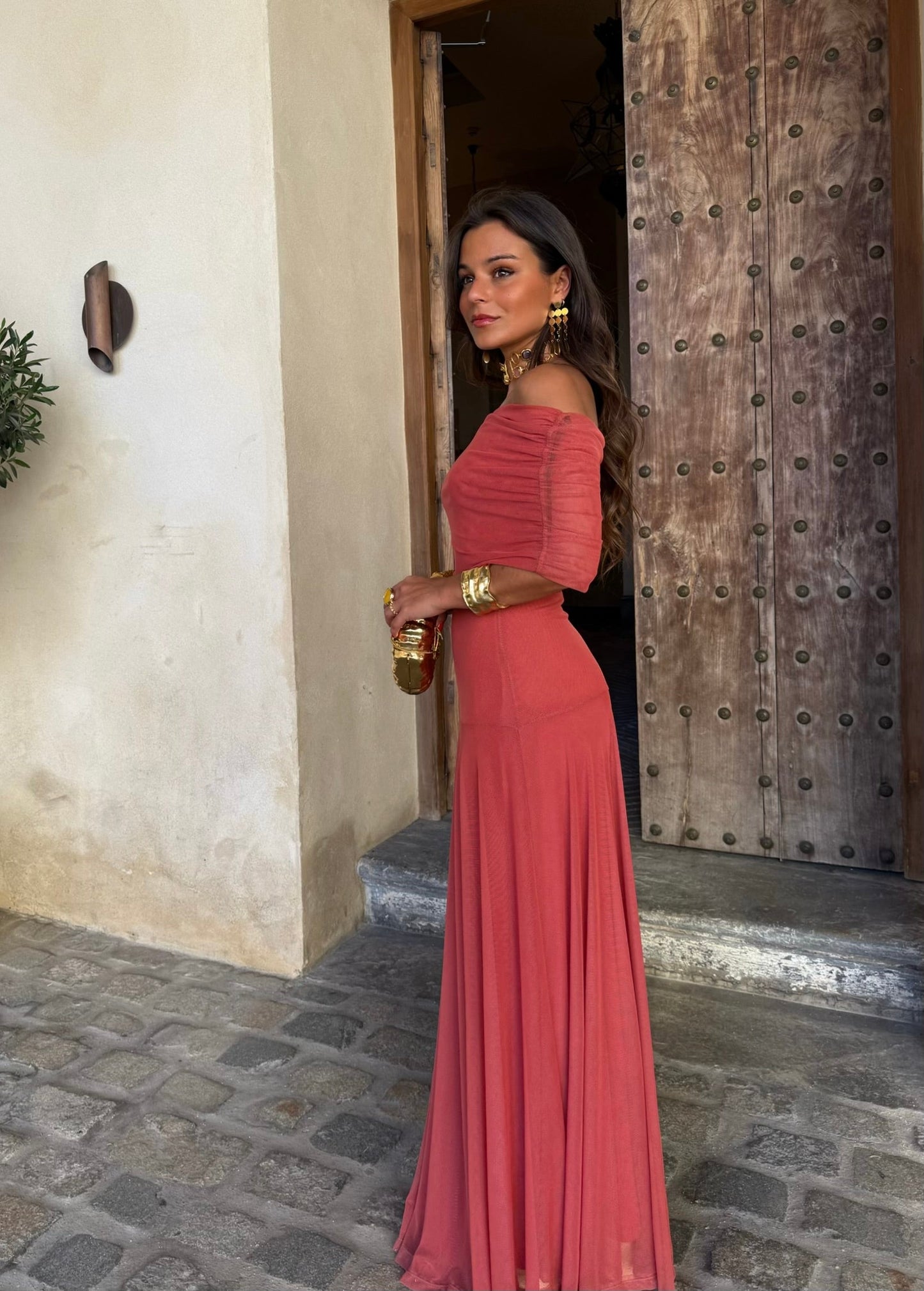 Robe Séléna en Terracotta