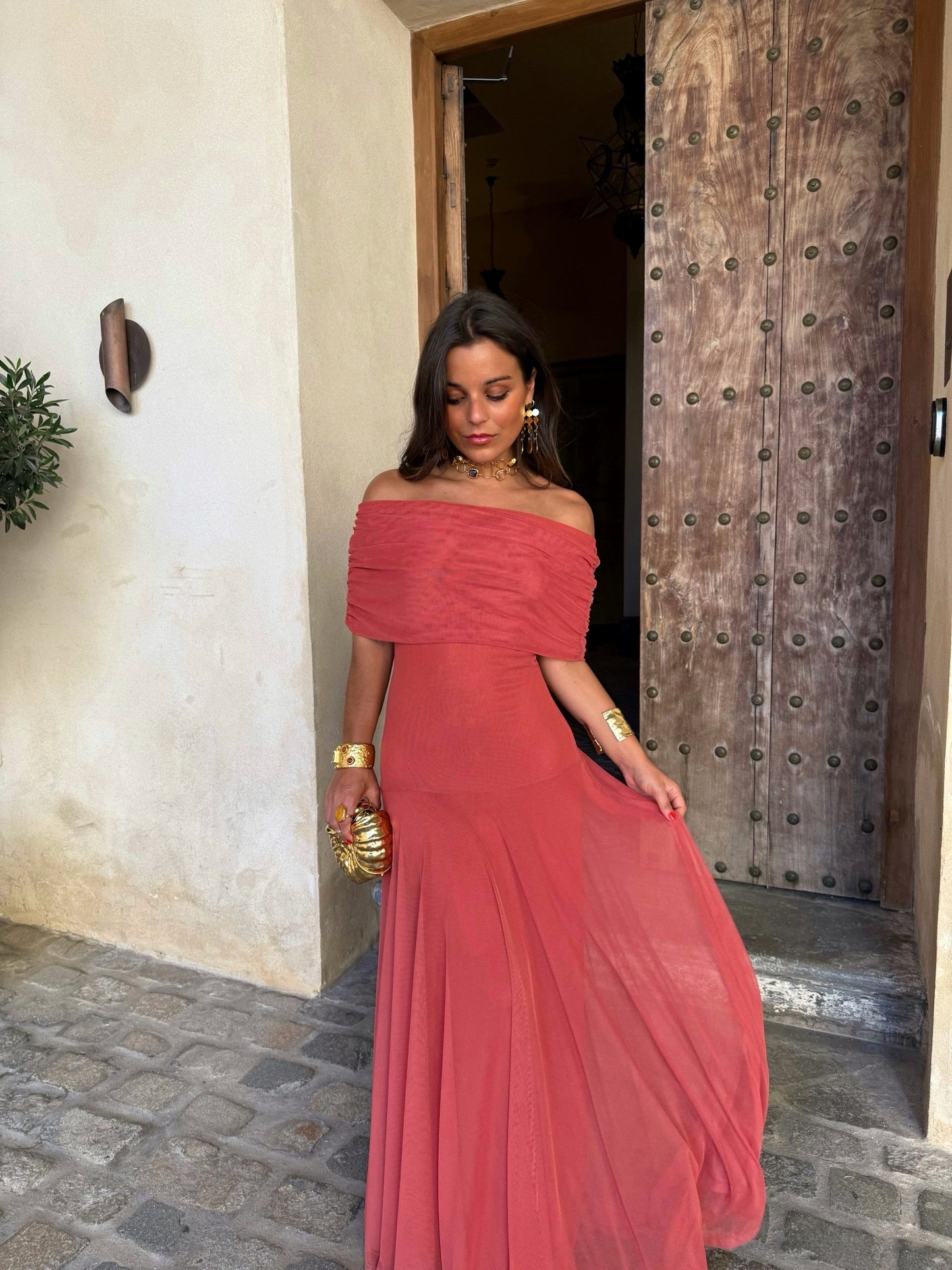 Robe Séléna en Terracotta