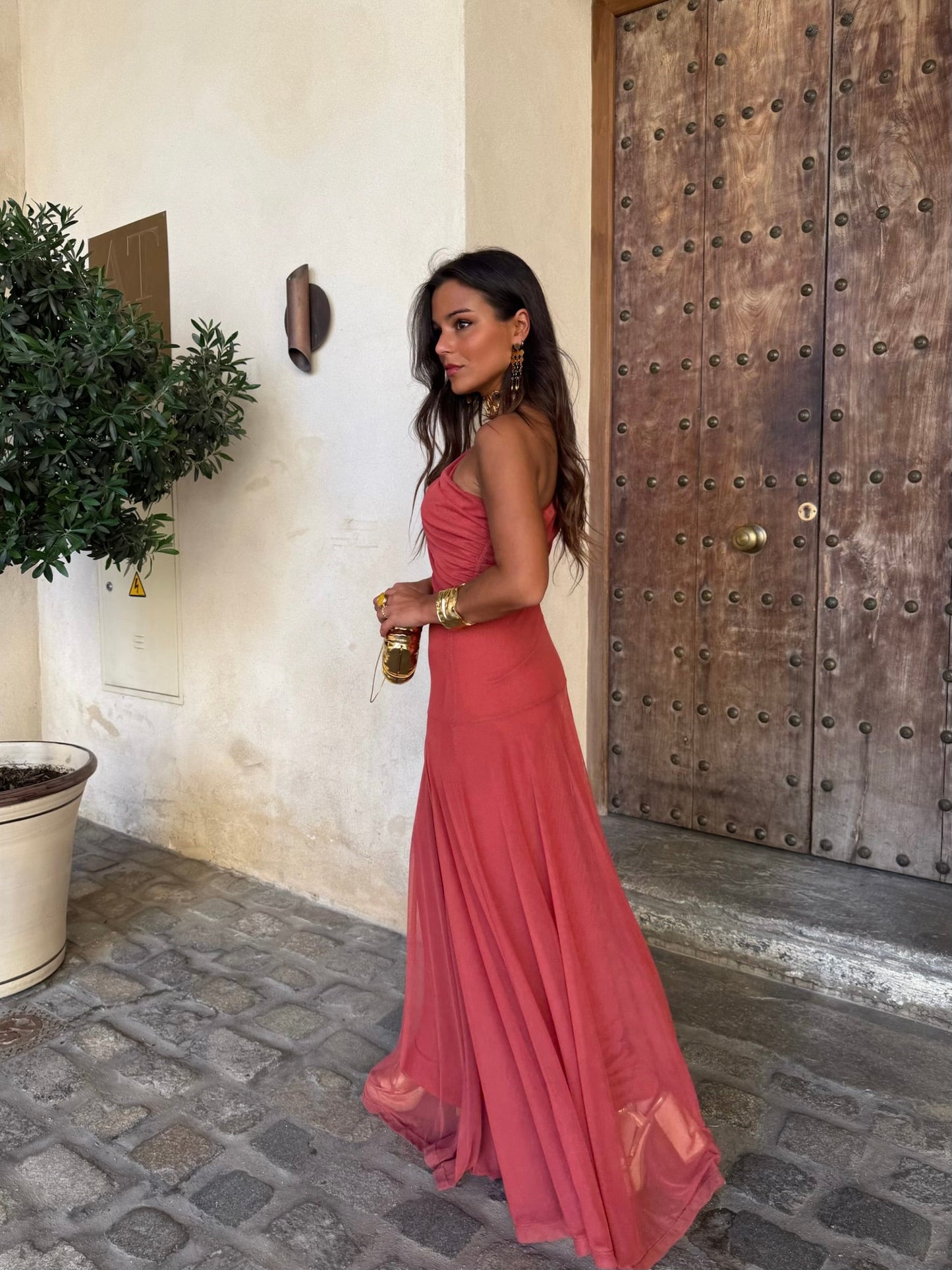 Robe Séléna en Terracotta