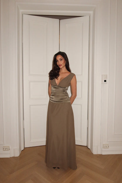 Margot - Venus Dress in Khaki