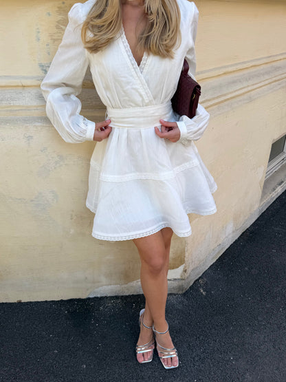 Kaya - White Linen Dress