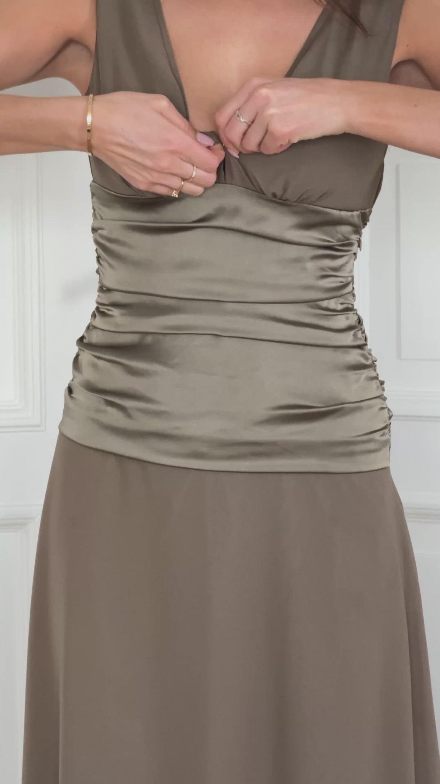 Margot - Venus Dress in Khaki